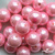 0404-00108-Бусины пластиковые под жемчуг "ОмТекс", 16 мм, (уп.50гр=24+/-1шт) цв.101-св.розовый - купить в Сургуте. Цена: 44.18 руб.