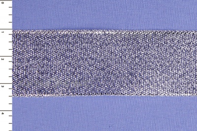 Лента парча MR-25, 25мм (33 м)  серебро - купить в Сургуте. Цена: 403.62 руб.
