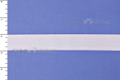 Резинка, 410 гр/м2, шир. 10 мм (в нам. 100 +/-1 м), белая бобина - купить в Сургуте. Цена: 3.31 руб.