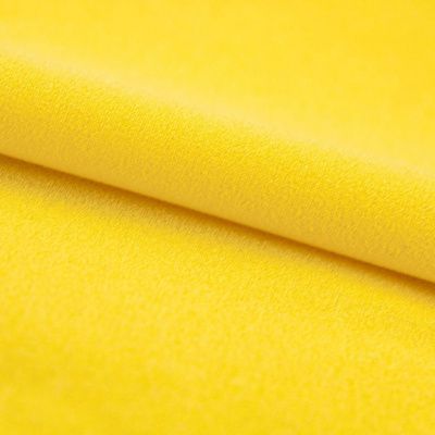 Креп стрейч Амузен 12-0752, 85 гр/м2, шир.150см, цвет жёлтый - купить в Сургуте. Цена 194.07 руб.
