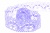 Тесьма кружевная 0621-2063, шир. 40 мм/уп. 20+/-1 м, цвет 107-фиолет - купить в Сургуте. Цена: 933.93 руб.
