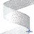 Лента металлизированная "ОмТекс", 25 мм/уп.22,8+/-0,5м, цв.- серебро - купить в Сургуте. Цена: 96.64 руб.