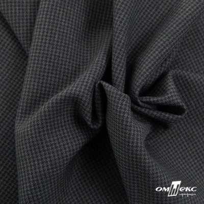 Ткань костюмная Пье-де-пуль 24013, 210 гр/м2, шир.150см, цвет т.серый - купить в Сургуте. Цена 334.18 руб.