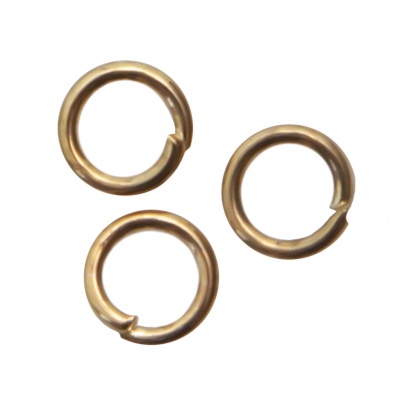 Кольцо  соединительное для бижутерии 4 мм, цв.-золото - купить в Сургуте. Цена: 0.41 руб.