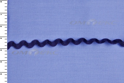 Тесьма плетеная "Вьюнчик"/т.синий - купить в Сургуте. Цена: 48.03 руб.