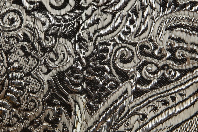Ткань костюмная жаккард №11, 140 гр/м2, шир.150см, цвет тем.серебро - купить в Сургуте. Цена 383.29 руб.