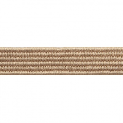 Резиновые нити с текстильным покрытием, шир. 6 мм ( упак.30 м/уп), цв.- 97-бежевый - купить в Сургуте. Цена: 152.05 руб.