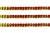 Пайетки "ОмТекс" на нитях, CREAM, 6 мм С / упак.73+/-1м, цв. 96 - красный - купить в Сургуте. Цена: 484.77 руб.