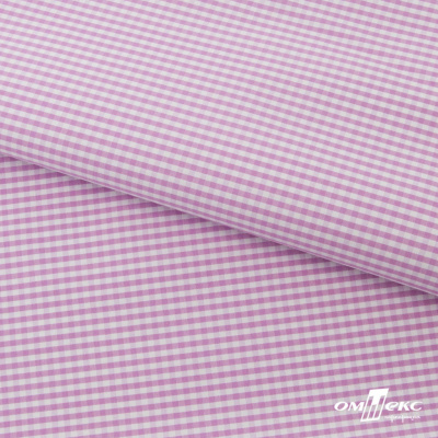 Ткань сорочечная Клетка Виши, 115 г/м2, 58% пэ,42% хл, шир.150 см, цв.1-розовый, (арт.111) - купить в Сургуте. Цена 306.69 руб.