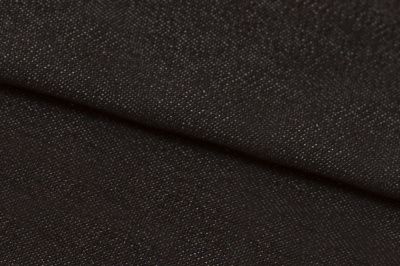 Ткань джинсовая №96, 160 гр/м2, шир.148см, цвет чёрный - купить в Сургуте. Цена 350.42 руб.