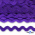 Тесьма вьюнчик 0381-0080, 8 мм/упак.33+/-1м, цвет 9530-фиолетовый - купить в Сургуте. Цена: 107.26 руб.