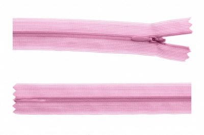 Молния потайная Т3 513, 60 см, капрон, цвет св.розовый - купить в Сургуте. Цена: 10.24 руб.