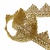 Тесьма металлизированная 0384-0240, шир. 40 мм/уп. 25+/-1 м, цвет золото - купить в Сургуте. Цена: 490.74 руб.