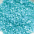 0404-5146-Полубусины пластиковые круглые "ОмТекс", 6 мм, (уп.50гр=840+/-5шт), цв.086-бл.бирюза - купить в Сургуте. Цена: 63.86 руб.