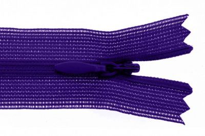 Молния потайная Т3 866, 50 см, капрон, цвет фиолетовый - купить в Сургуте. Цена: 8.62 руб.
