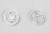Кнопки пришивные пластиковые 11,5 мм, блистер 24шт, цв.-прозрачные - купить в Сургуте. Цена: 59.44 руб.