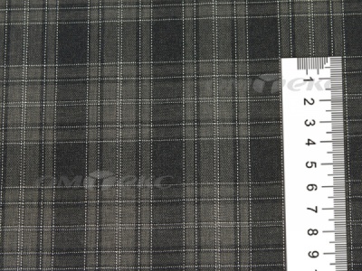 Ткань костюмная клетка 25235 2004, 185 гр/м2, шир.150см, цвет серый/бел - купить в Сургуте. Цена 