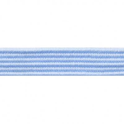 Резиновые нити с текстильным покрытием, шир. 6 мм ( упак.30 м/уп), цв.- 108-голубой - купить в Сургуте. Цена: 155.22 руб.