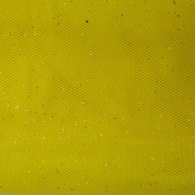 Сетка Глиттер, 24 г/м2, шир.145 см., желтый - купить в Сургуте. Цена 117.24 руб.